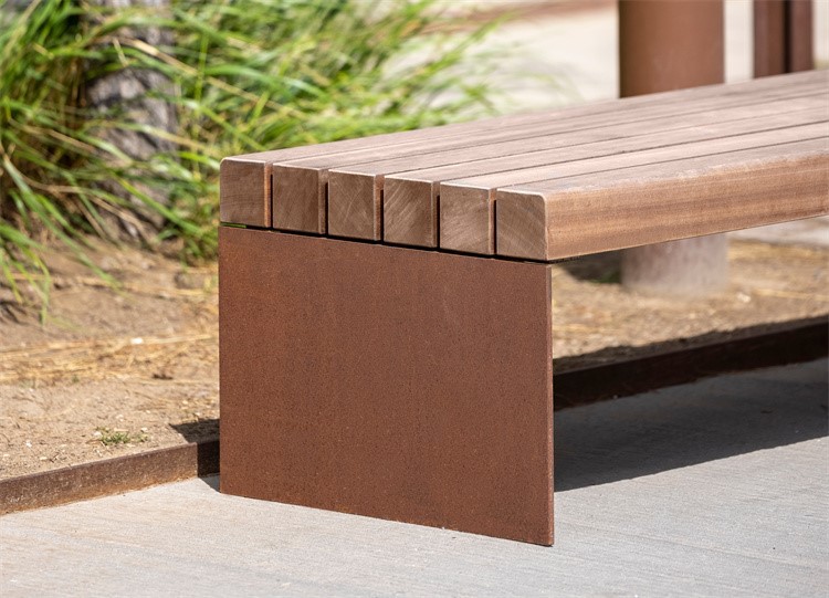 Outdoor corten bench 19 Outdoor corten bench 19