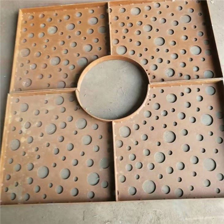 Corten Steel Tree Pool Grille Grate