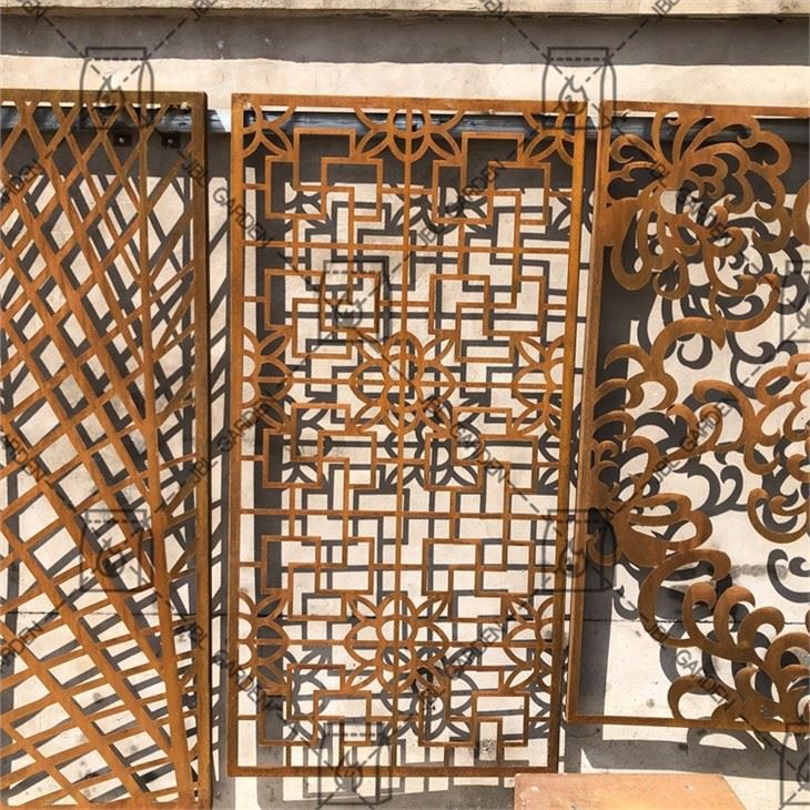 Corten Steel Privacy Room Screen