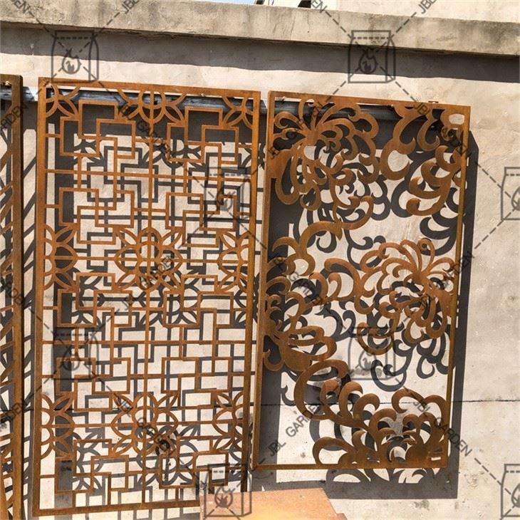 Corten Steel Privacy Room Screen