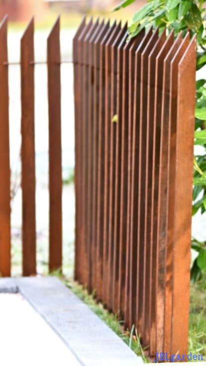 Cor-Ten Weathering Steel Fence (4)