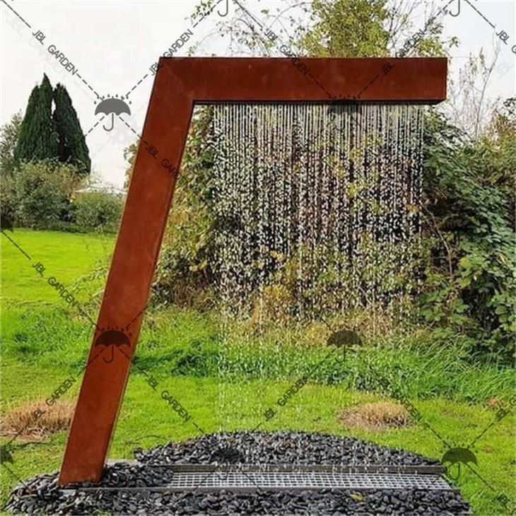 Corten Steel Water Bowl Unique
