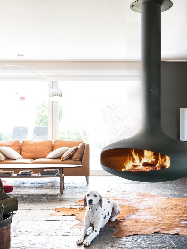 エタノールバーナーハンギング暖炉