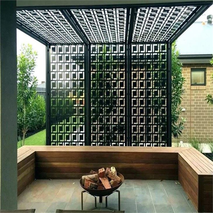 Metal Panels Fence