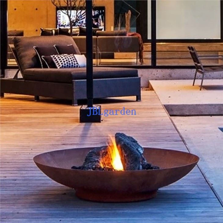Patio Wood Burning Metal Fire Pit