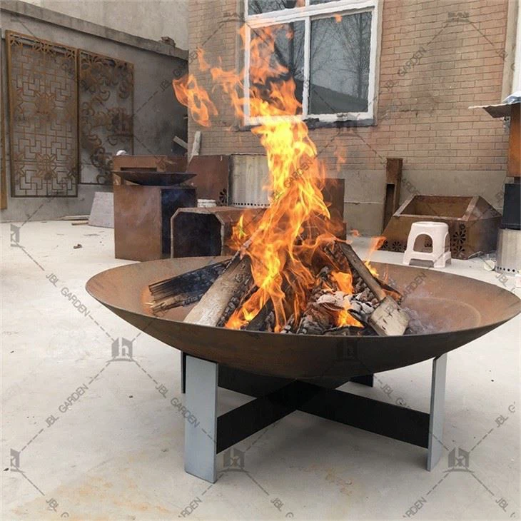 Round Large Patio Fire Pit