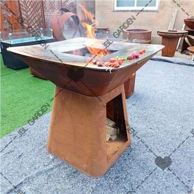 バーベキュー火格子の錆