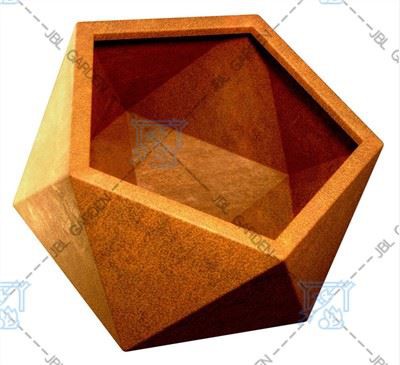 スクエアメタルプランター