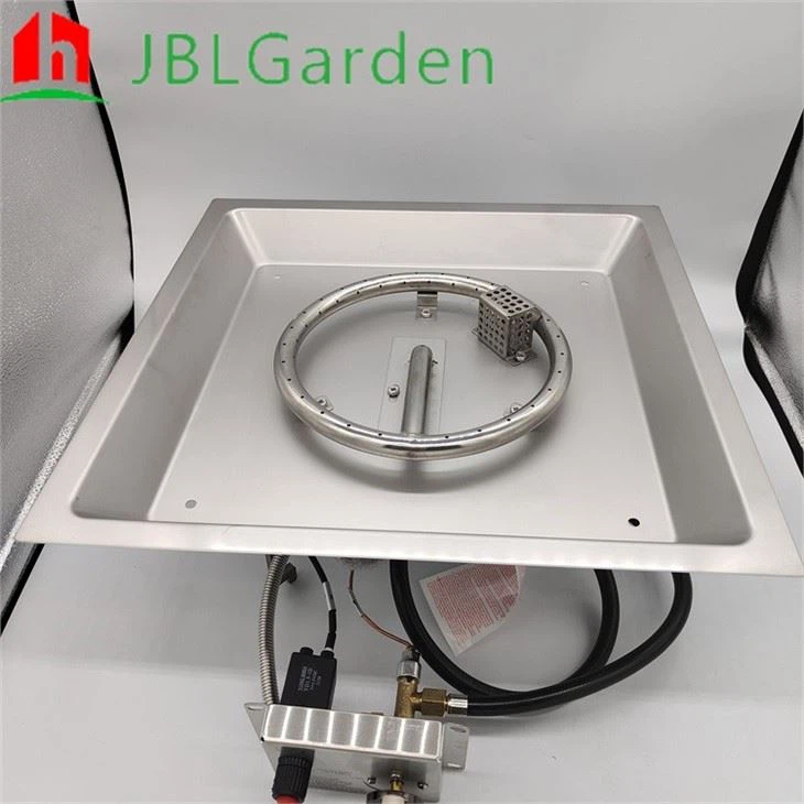 Square Fire Pit Gas Burner