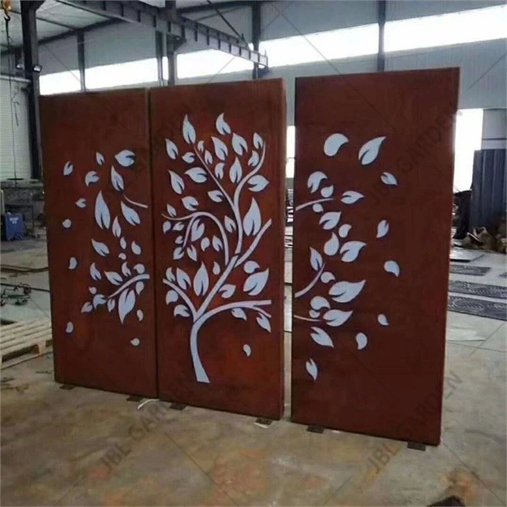 Steel Garden Wall Panels