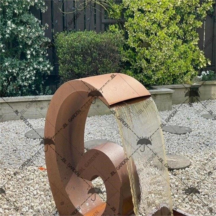 Water Feature Corten Steel Water Fountain