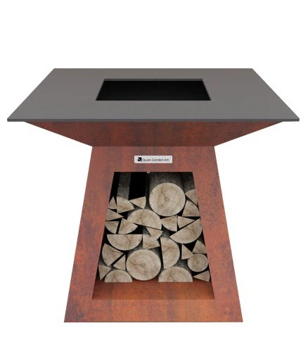 BBQ Grill Of Corten Steel