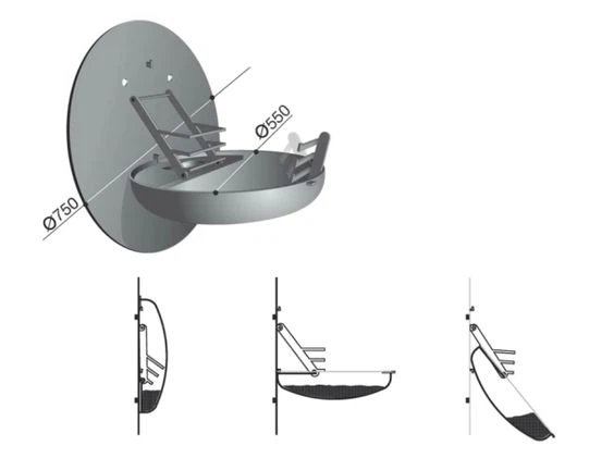 BBQ Grill Of Corten Steel