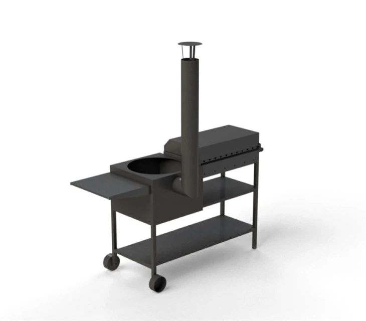 BBQ Grill Of Corten Steel