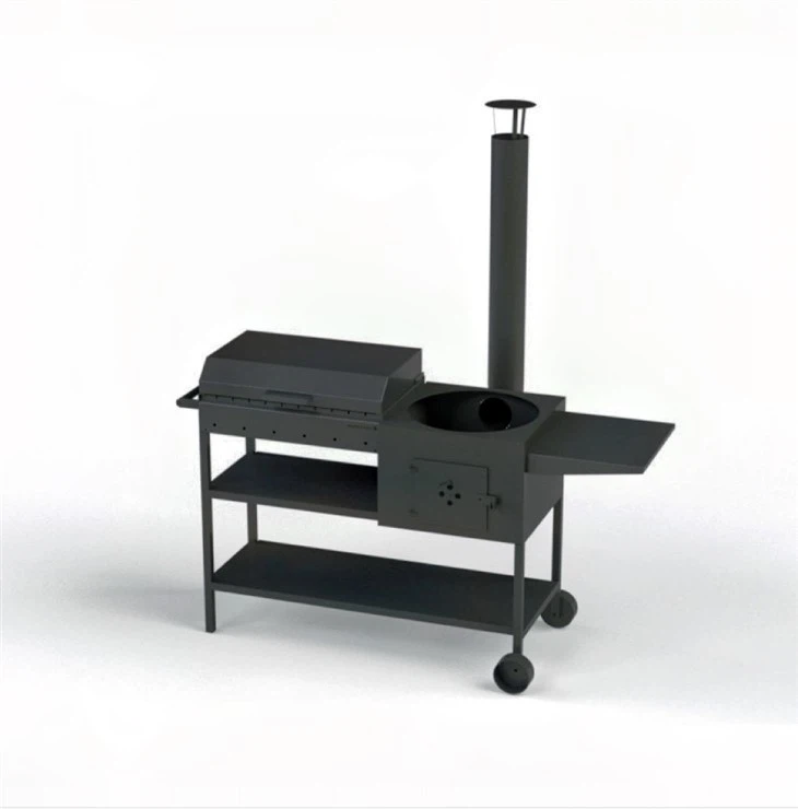 BBQ Grill Of Corten Steel