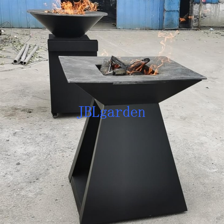 Cheap Outdoor Corten Steel Charcoal BBQ Grill