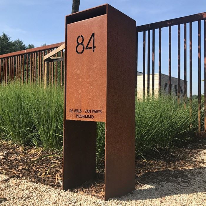 Corten Steel Letterbox