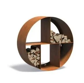 Corten Steel Wood Storage