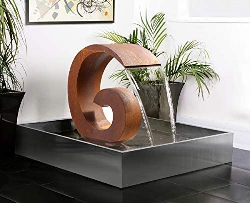 High Quality Rusty Metal Water Fountain factory
