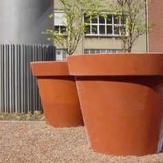 Public Decoration Design Steel Flowerpot