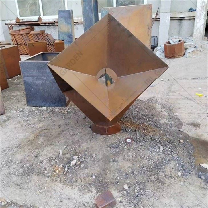 Sculpture Made From Corten Steel