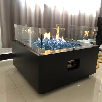 屋外ガス暖炉