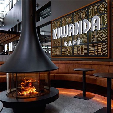 屋根天井取り付け型暖炉