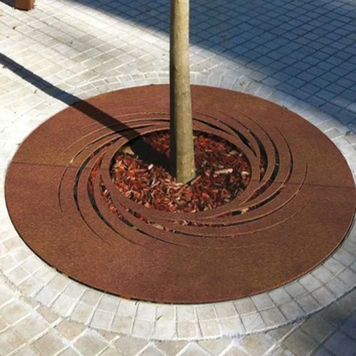 Weathering Steel Tree Pit Cover